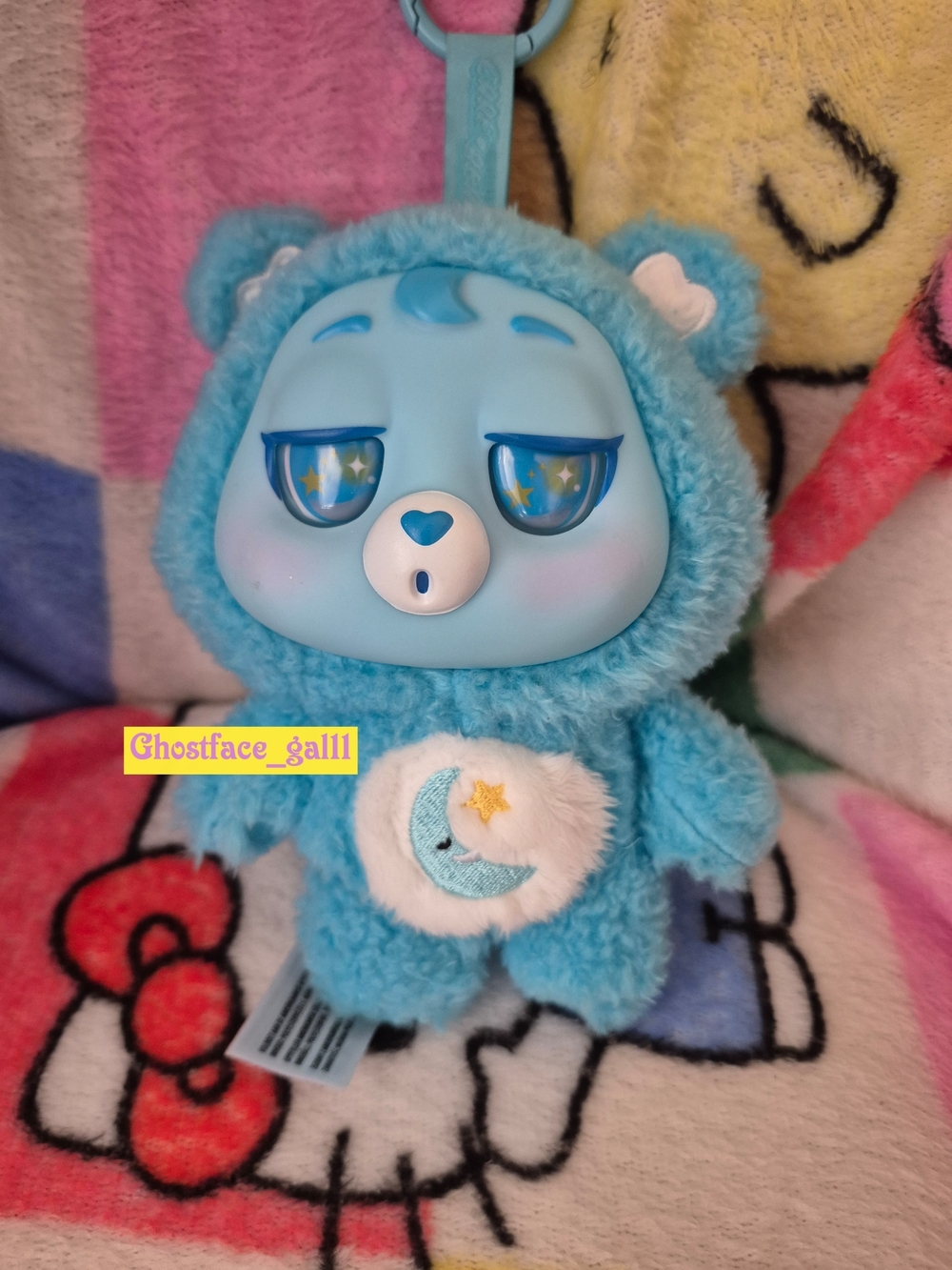 Care Bears Sleepy Bear Vinyl Face Plush Pendant